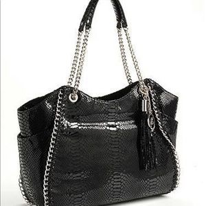 Michael Kors Chelsea Snakeskin Bag